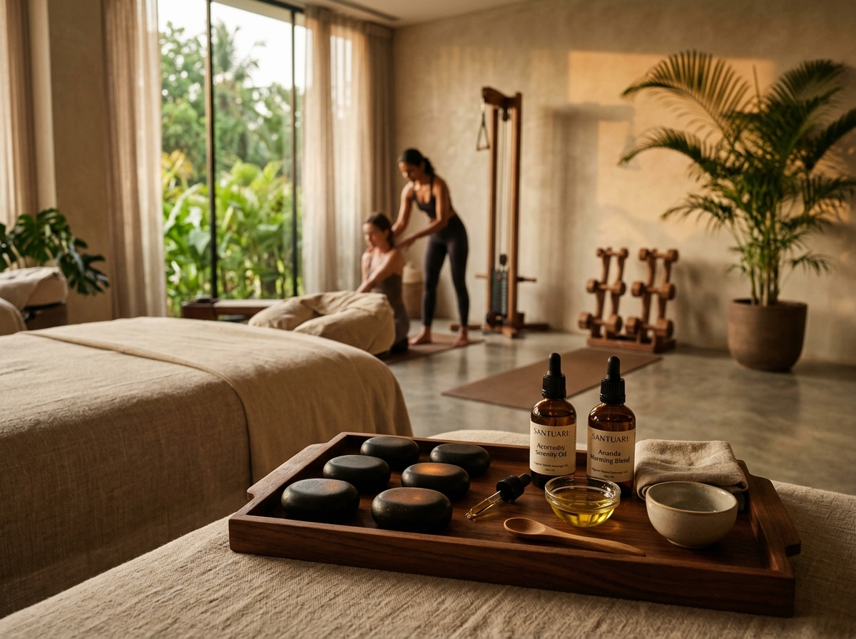 Volcanic basalt stones, organic herbal oils and boutique 1-on-1 private movement studio